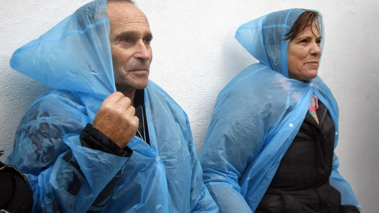 La lluvia y el viento, en Galicia