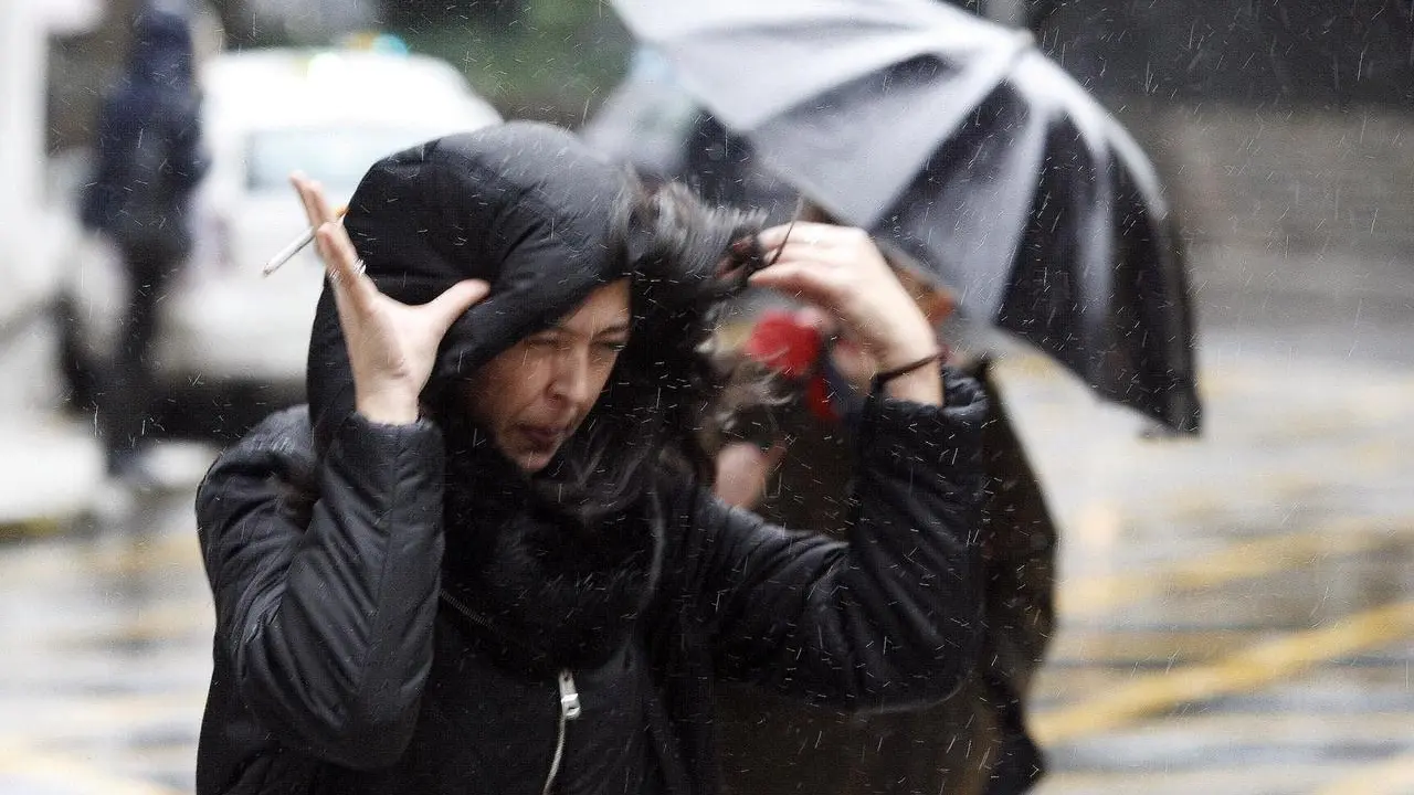 La lluvia y el viento, en Galicia