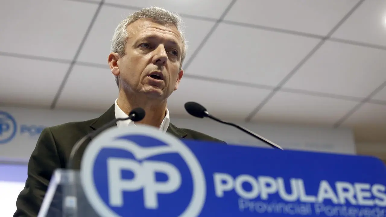 El candidato a dirigir el PP de Pontevedra, Alfonso Rueda