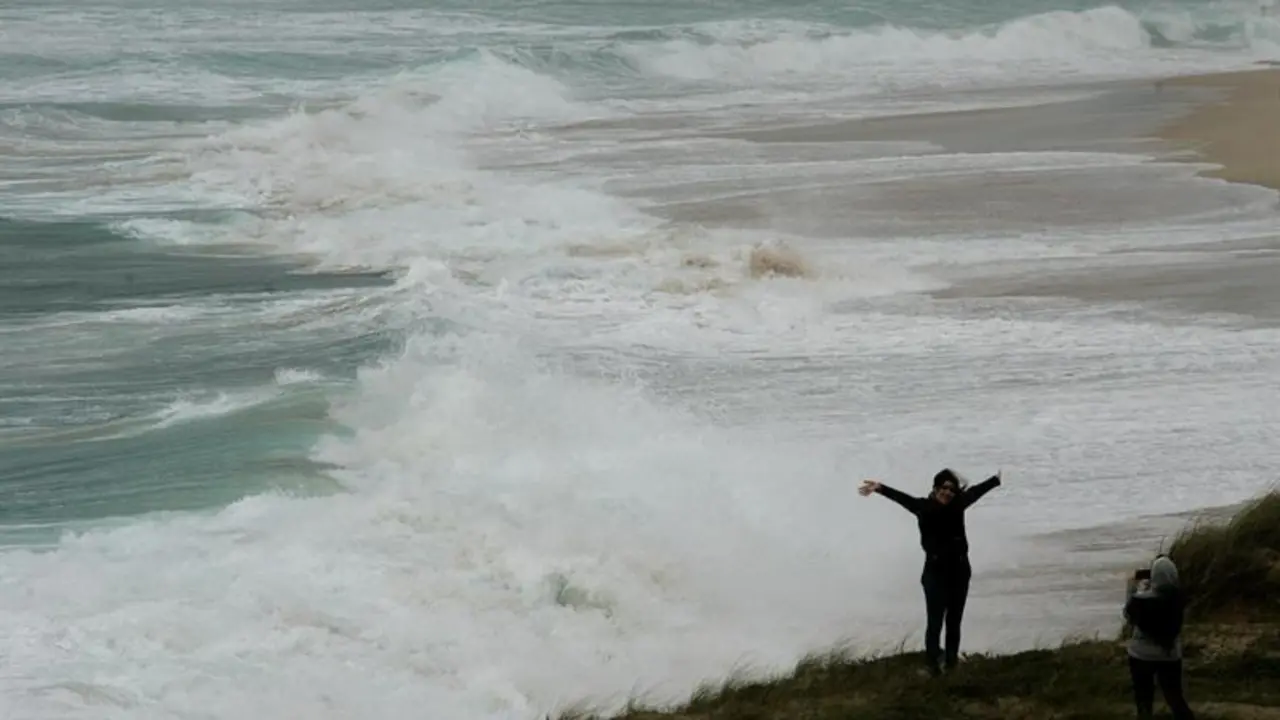 Temporal en la costa de Ferrol