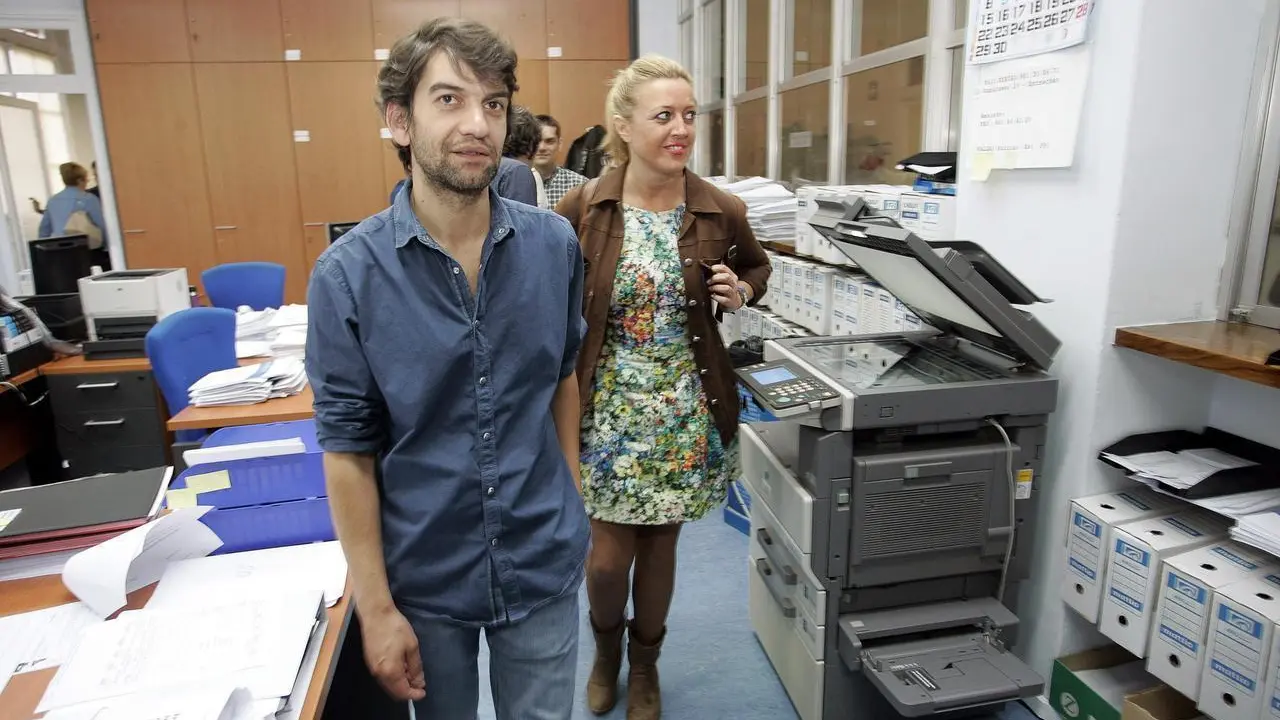 El alcalde de Ferrol, Jorge Suárez, y Beatriz Sestayo