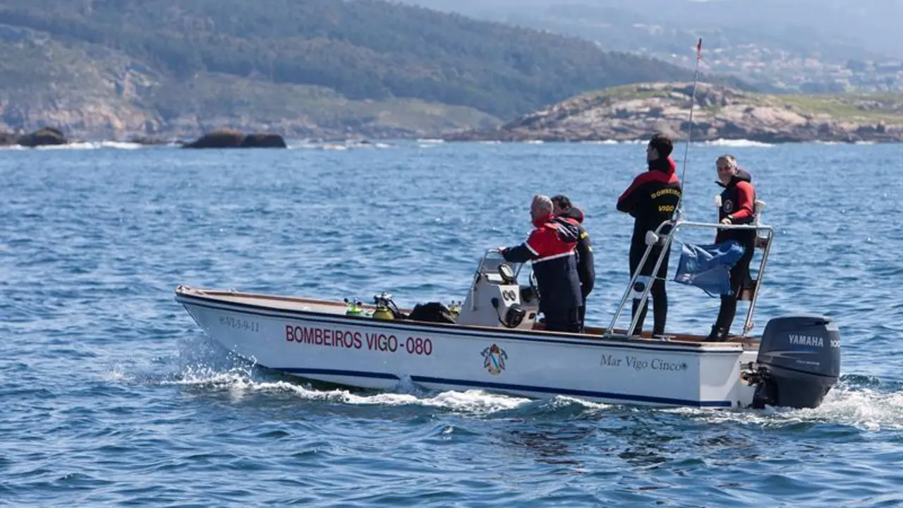 Efectivos del cuerpo de bomberos participaron en las labores de búsqueda
