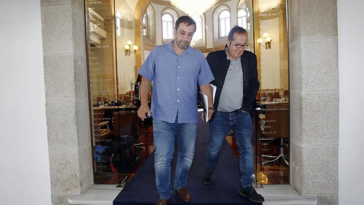 Antonio Veiga y Xosé Ferreiro