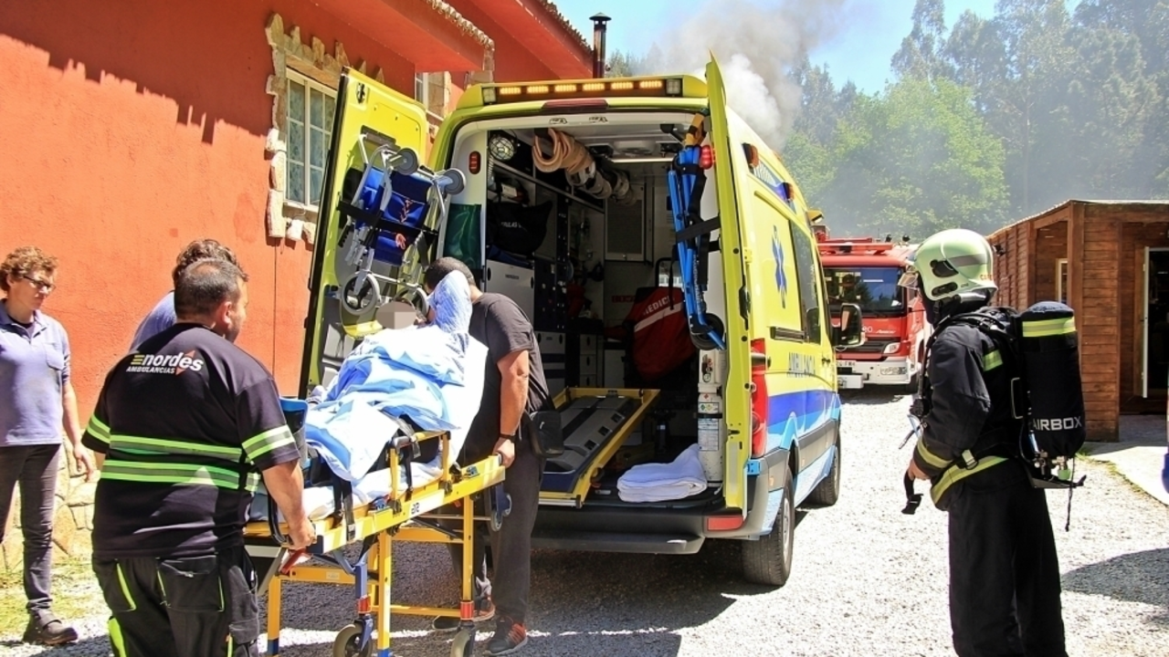 Traslado del herido a un centro hospitalario