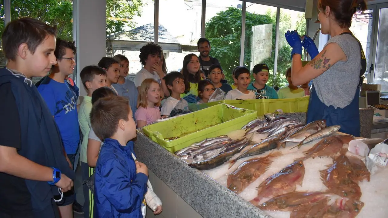 Visita al mercado de Vilalba 
