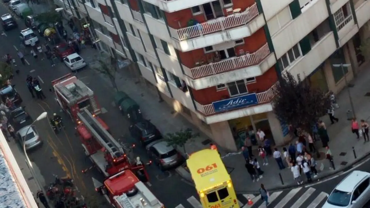 Incendio en Santiago de Chile