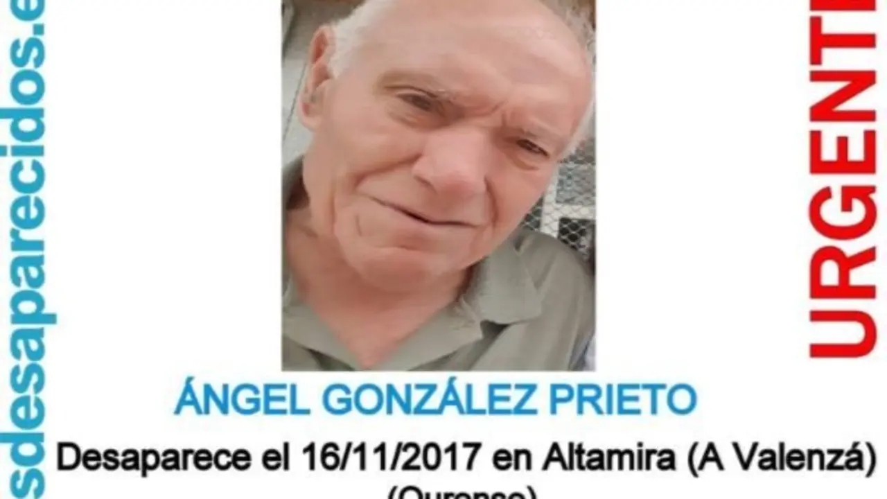 Ángel González Prieto, desaparecido en Barbadás