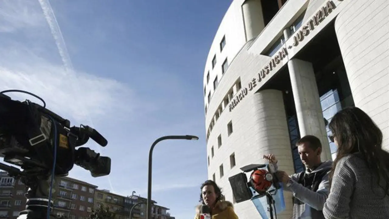 Palacio de Justicia de Navarra donde se celebra el juicio por la supuesta violación de una joven de 18 años en los Sanfermines