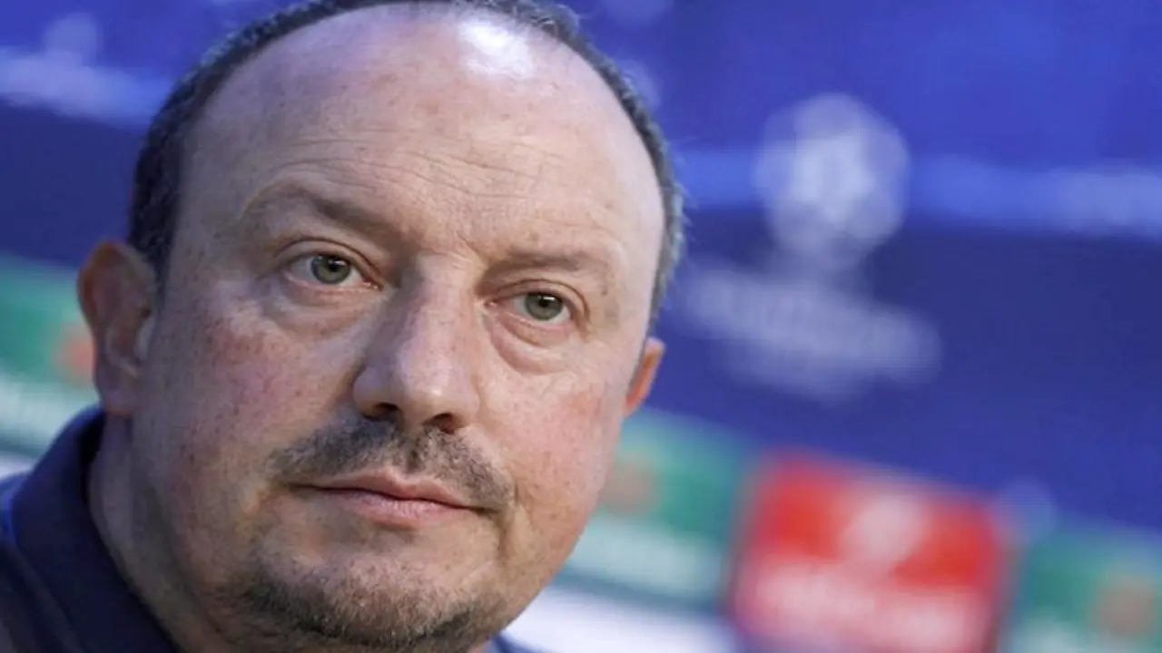 Rafa Benitez en rueda de prensa