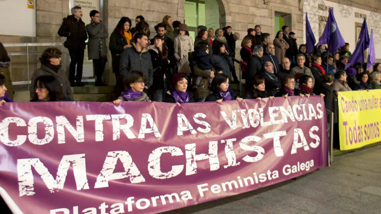 Manifestasción contra el machismo en Vigo. ARCHIVO