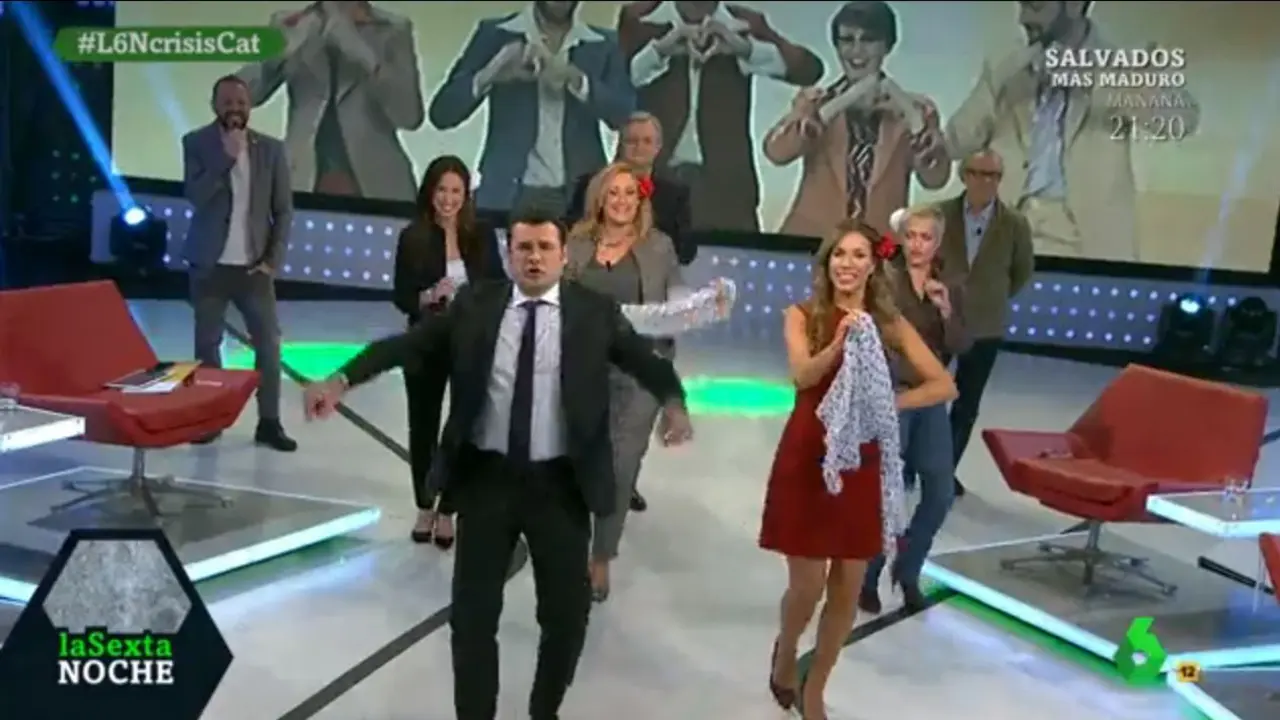 La Sexta Noche bailando al ritmo de &#39;Amigos para siempre&#39;. Internet
