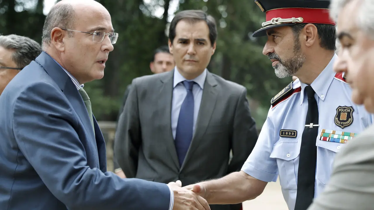 Reunión de seguridad previa al 1-O, con Trapero