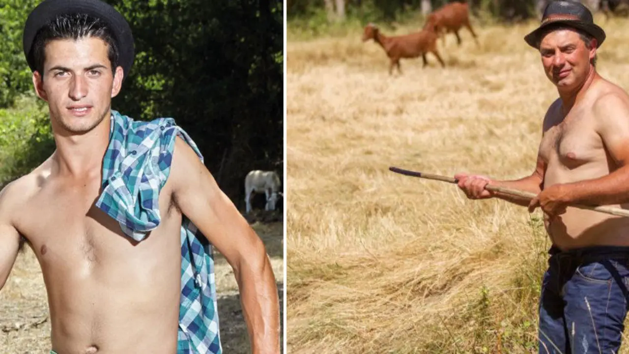 Dos de los pastores del calendario. MIGUEL SILVA