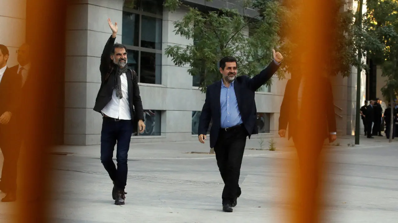 Los 'Jordis'. JUAN CARLOS HIDALGO (EFE)