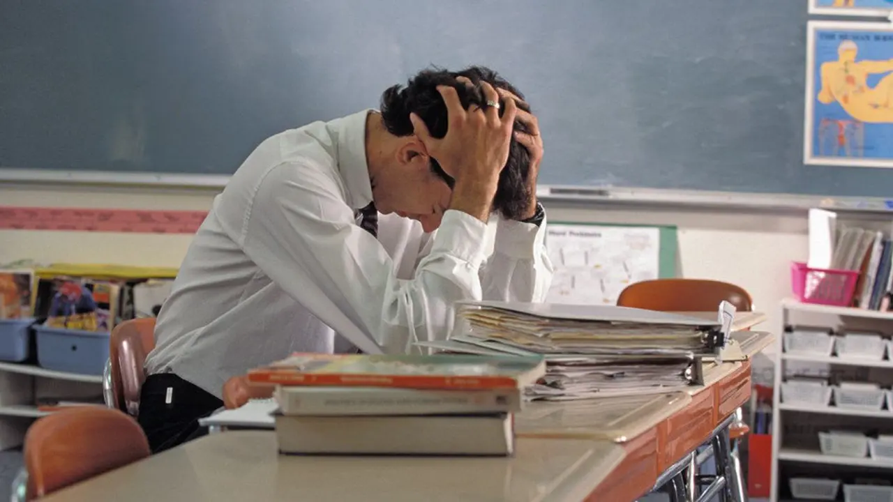 Un profesor, desesperado. AEP