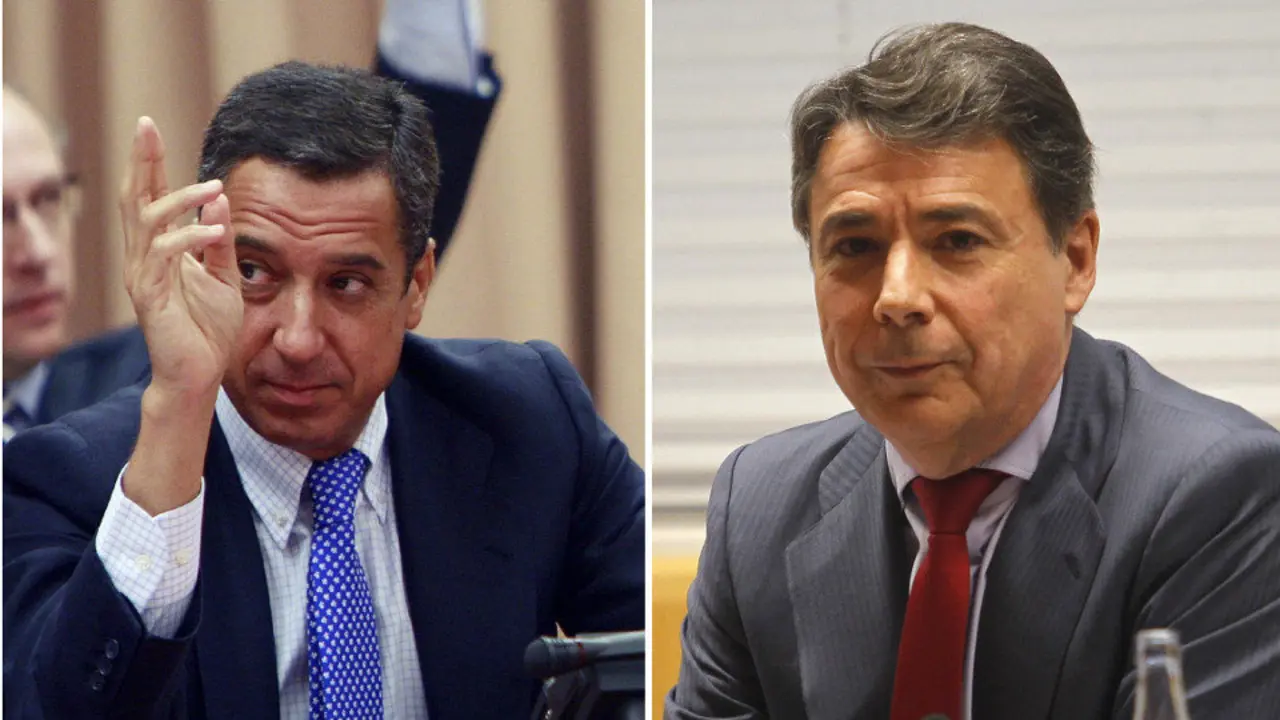 Eduardo Zaplana (izquierda) e Ignacio González
