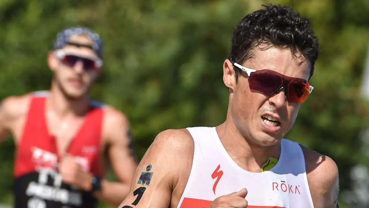 Javier Gómez Noya, en un medio ironman. DP