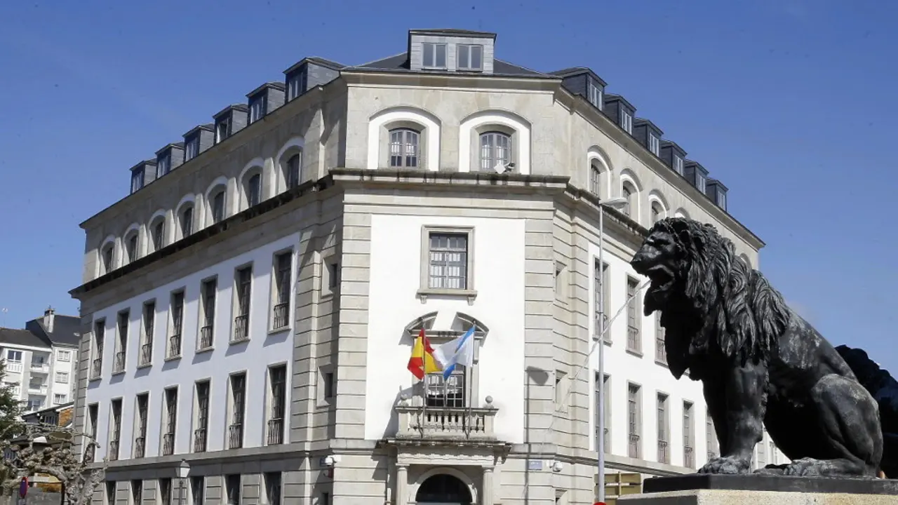 Vista exterior de la Audiencia Provincial de Lugo. PEPE TEJERO (AEP)