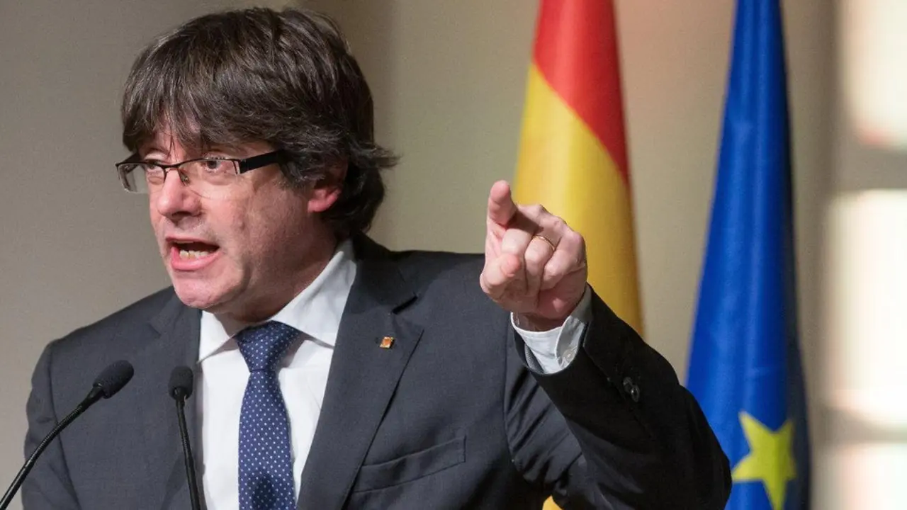 Carles Puigdemont, en Bruselas. EFE