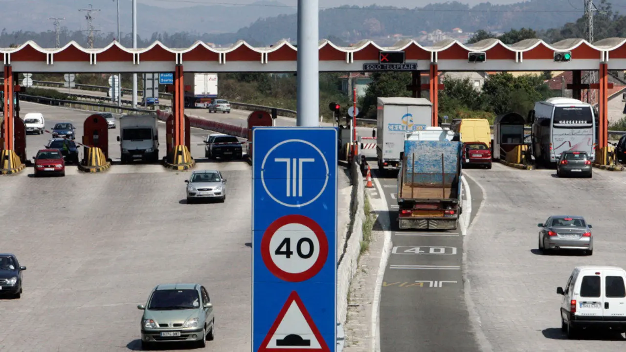 Peaje de la AP-9 en Pontevedra. AEP