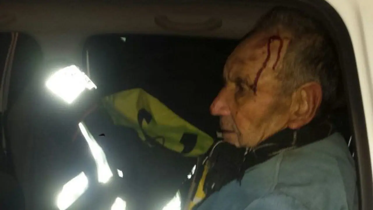 José María Varela, tras ser localizado por el GES de Monterroso. EP