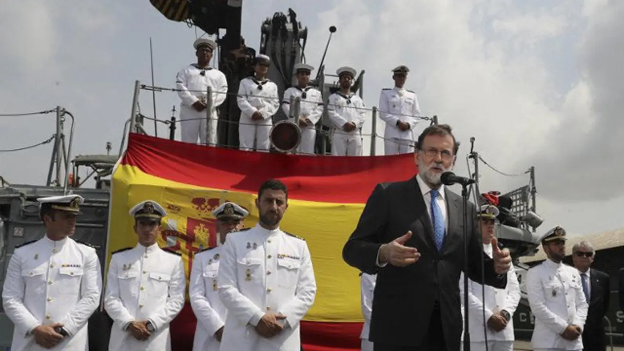 El presidente del Gobierno, Mariano Rajoy, en Abiyán con motivo de la V cumbre Unión Africana-Unión Europea. BALLESTEROS (EFE)