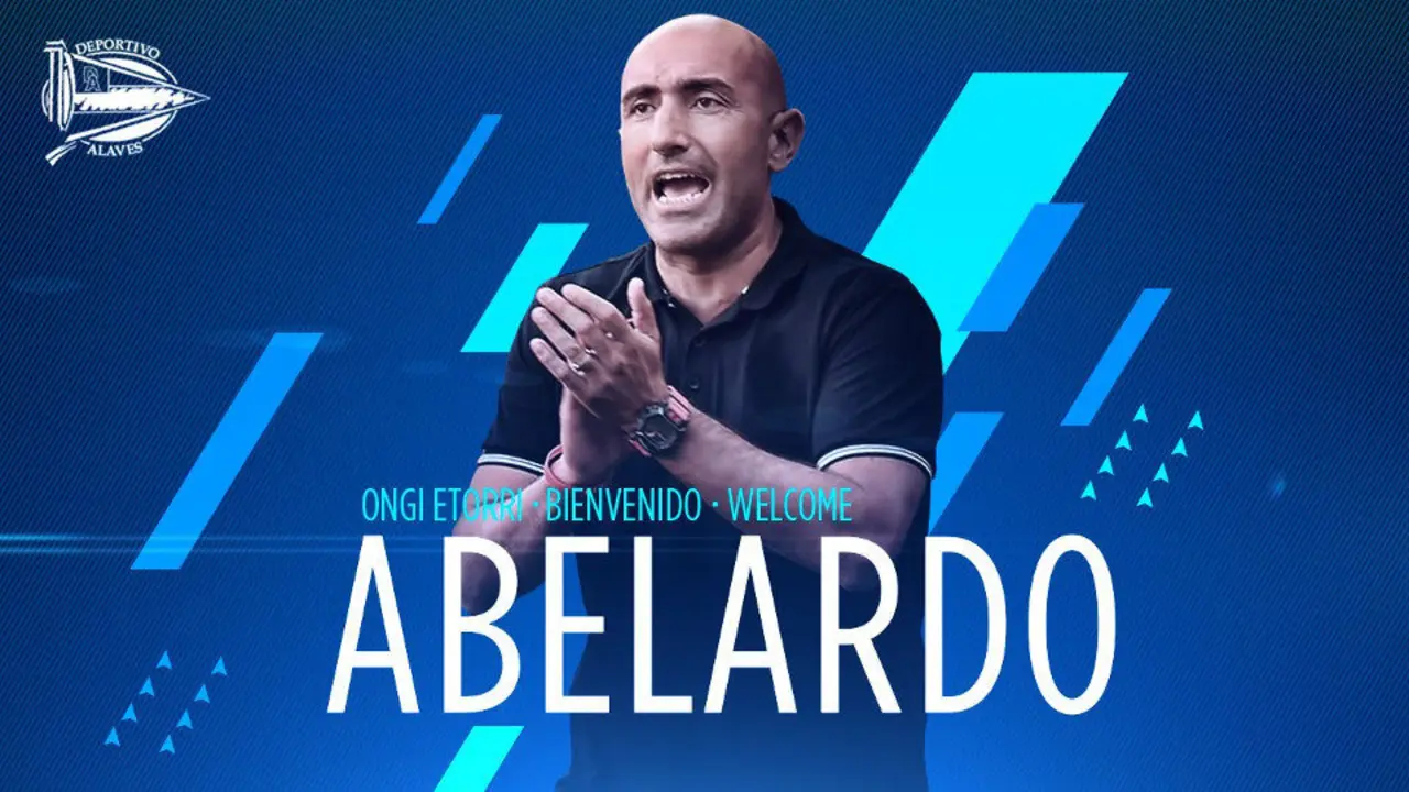Abelardo Fernández, en la imagen de presentación. DEPORTIVO ALAVÉS