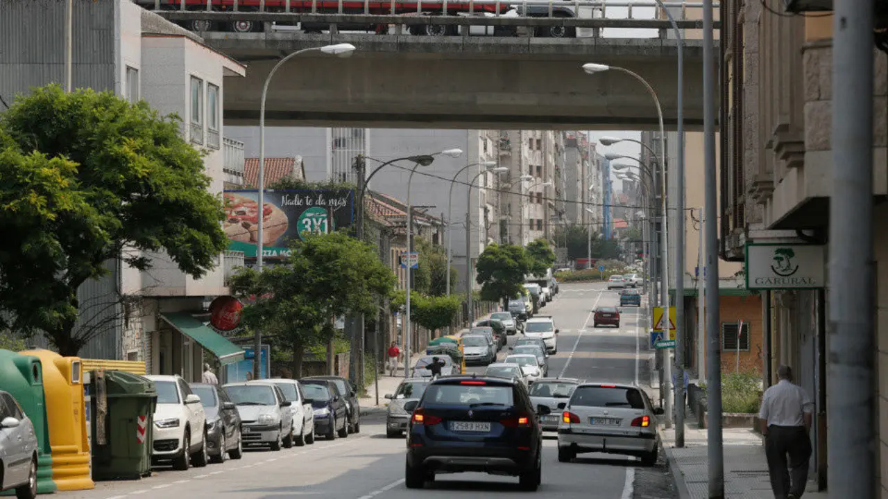 Calle Rosalía de Castro que es objeto de la polémica