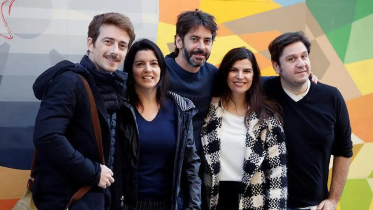 Víctor Clavijo, Laia Marull, Eduardo Noriega, Mónica Regueiro y Fran Arráez. JUAN CARLOS HIDALGO (EFE)