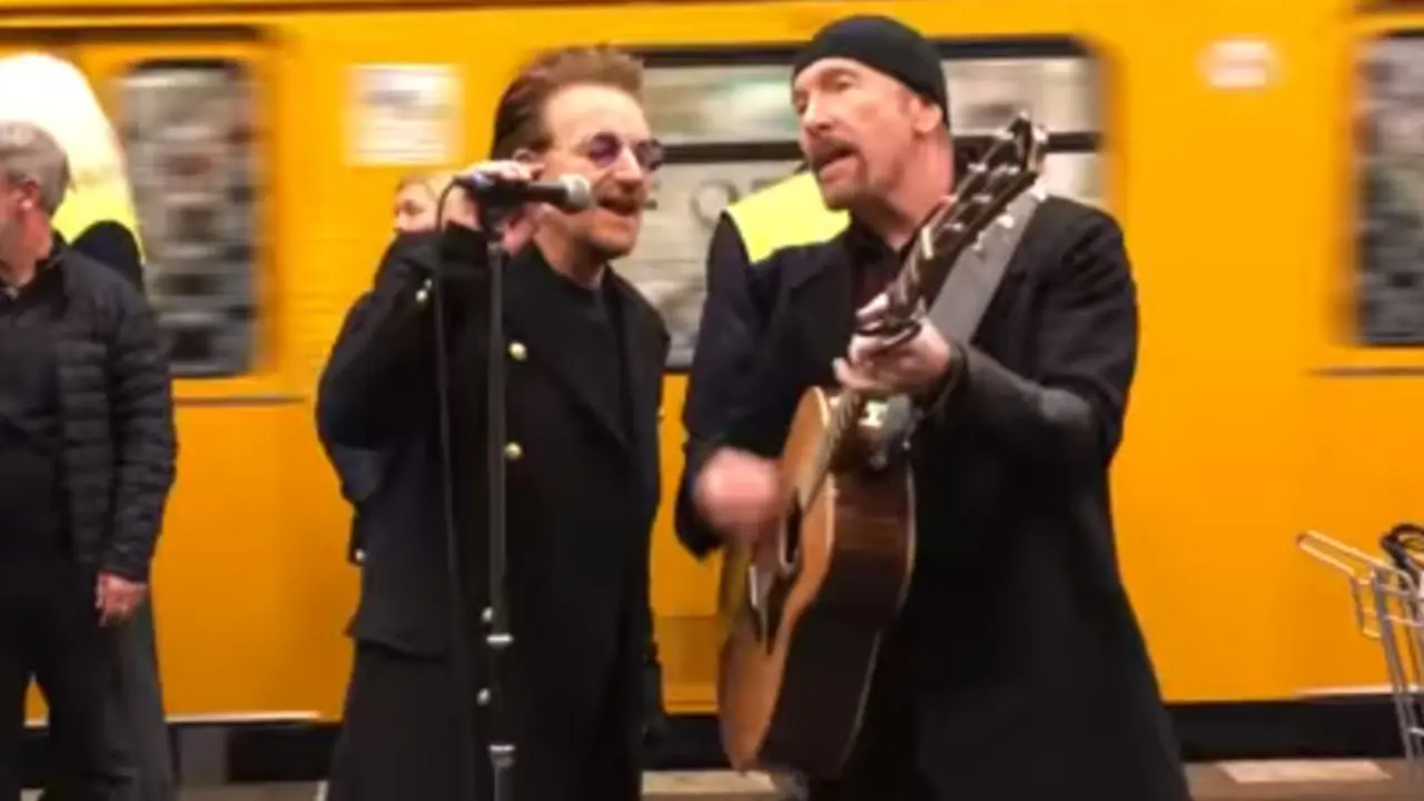 U2 en el metro de Berlín. EP