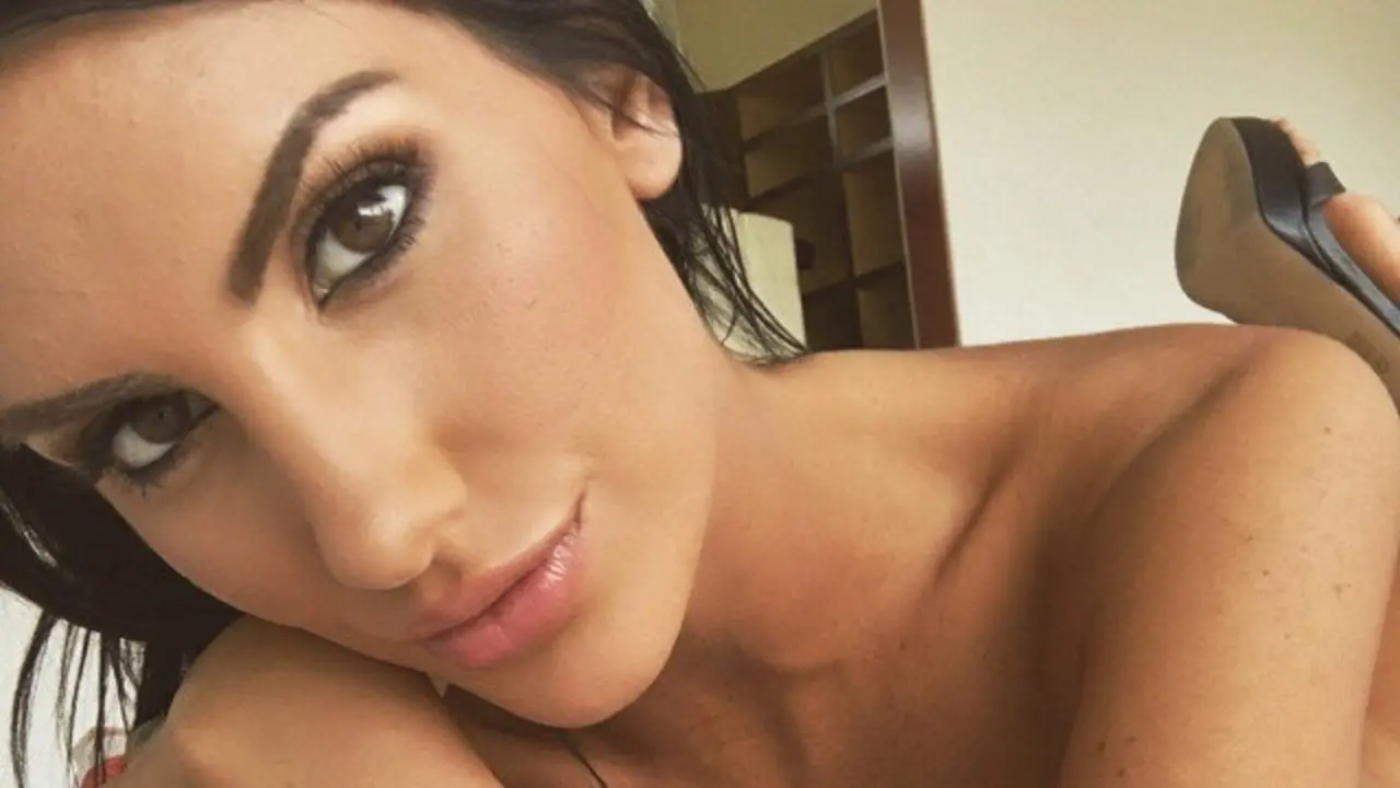 La actriz August Ames, en un foto subida por ella a Twitter