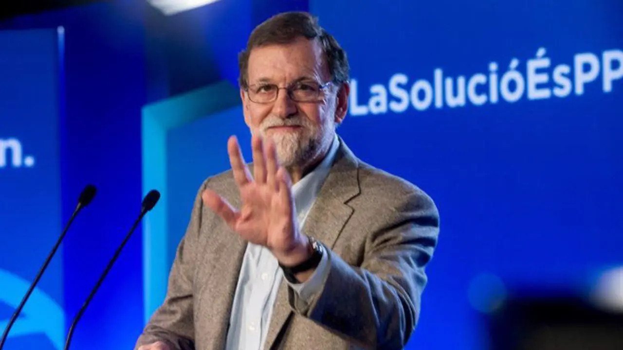 Mariano Rajoy, en Lleida. QUIQUE GARCÍA (EFE)