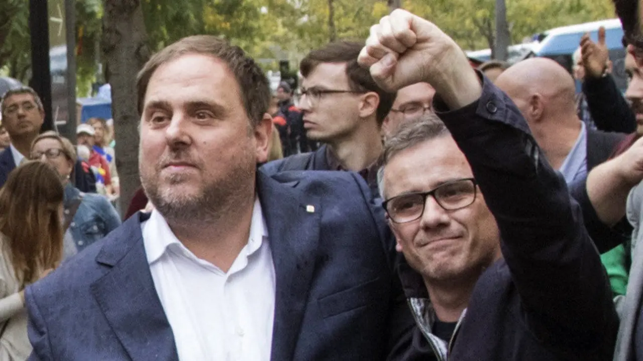 Oriol Junqueras y Josep Maria Jové. AEP