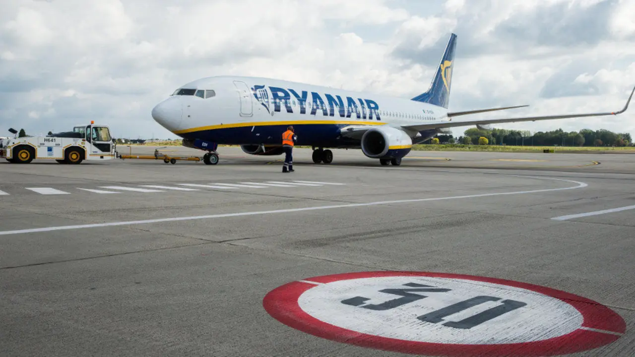 Un avión de Ryanair