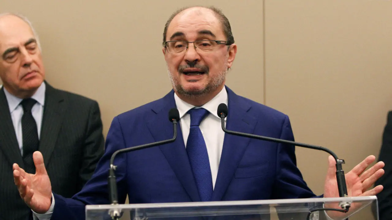 Javier Lambán. ÁLVARO SÁNCHEZ (EFE)