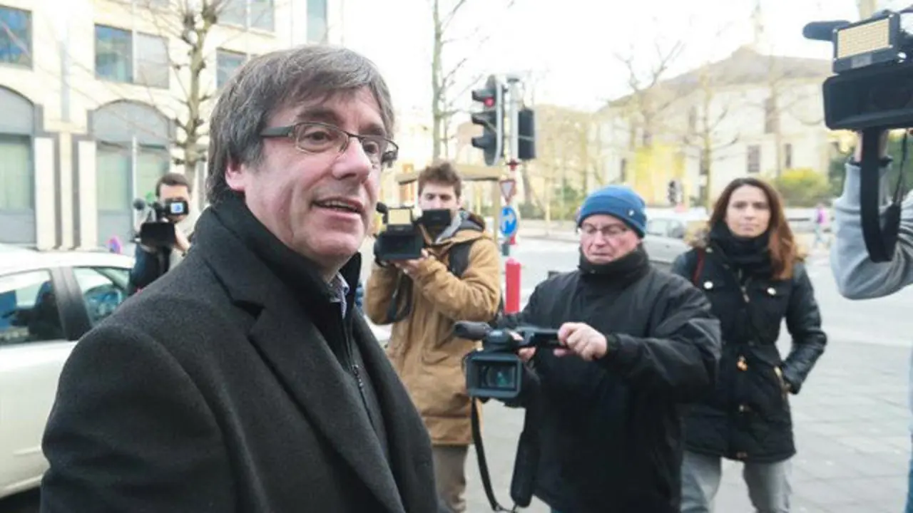 Carles Puigdemont. OLIVIER HOLSET (EFE)