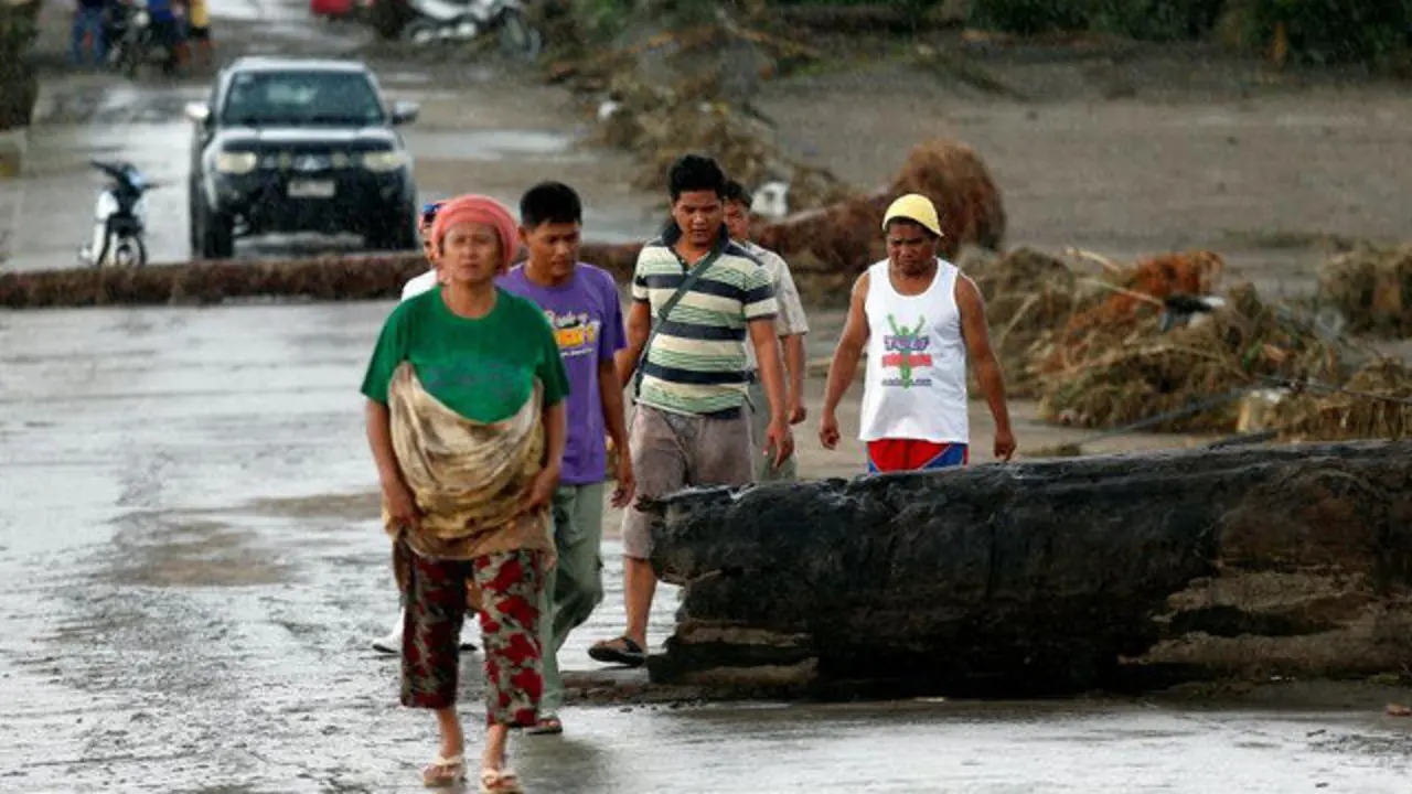 La tormenta Tembin golepa duramente Filipinas. EFE