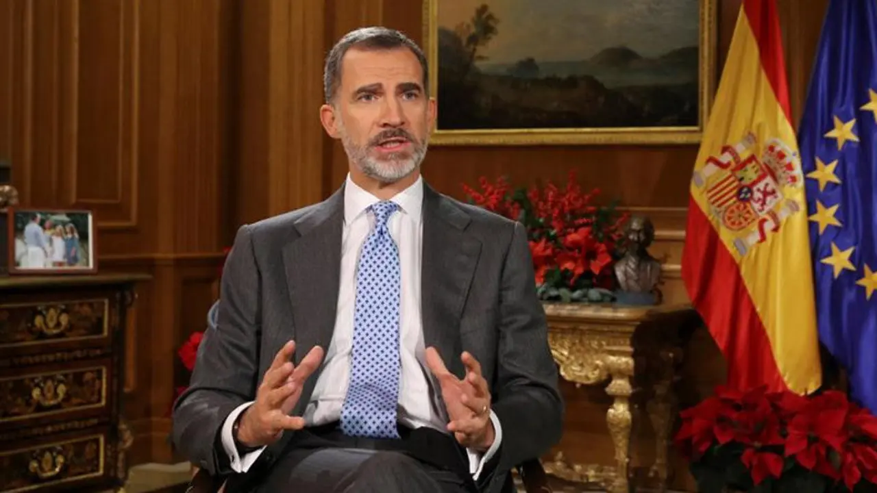 Discurso de Navidad del Rey de 2017. EFE 