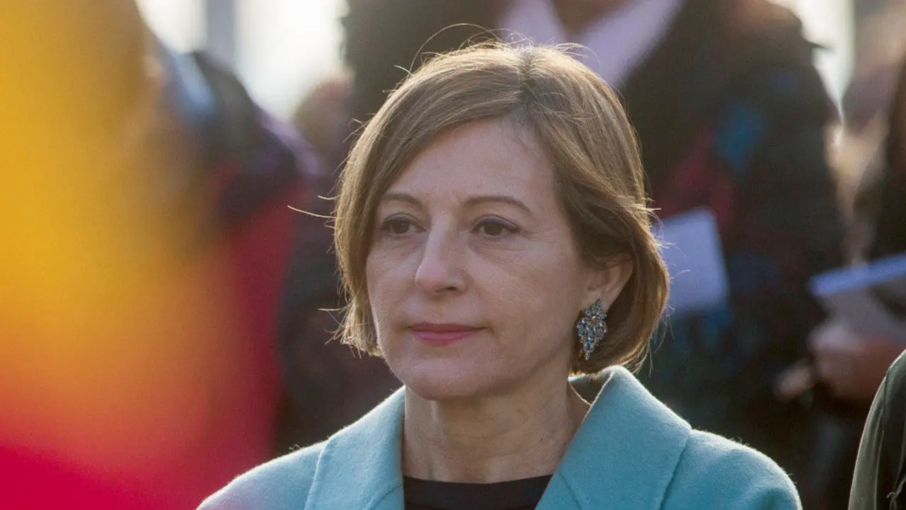 La presidenta de la Diputación Permanente del Parlament, Carme Forcadell. QUIQUE GARCÍA (EFE)