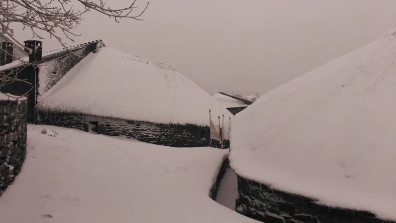 Nieve en O Cebreiro. EP