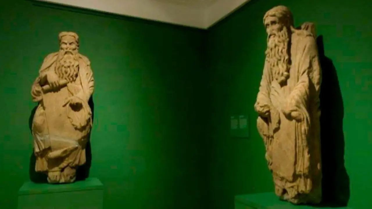 Esculturas de Abraham e Isaac. EP