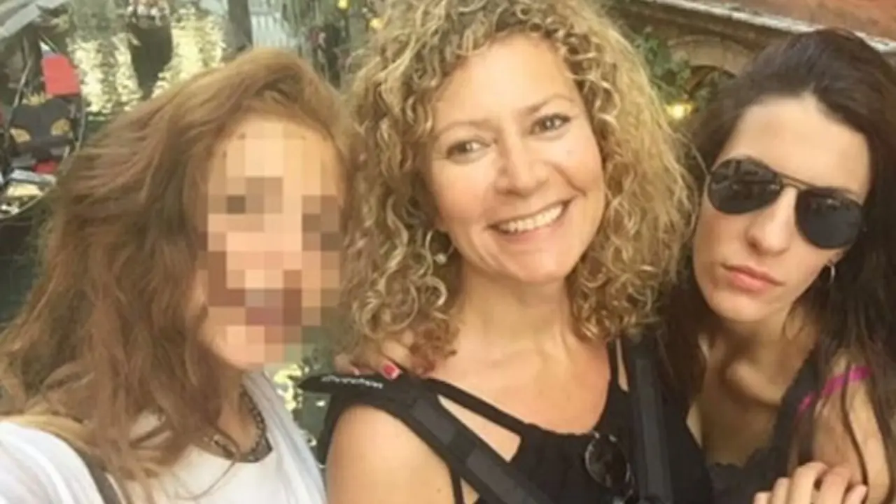 Diana López Pinel con sus hijas, Valeria y Diana Quer