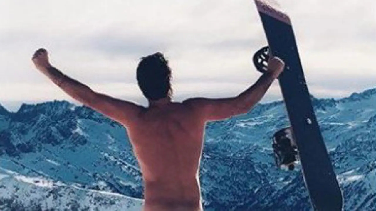 Arturo Valls en la nieve. INSTAGRAM