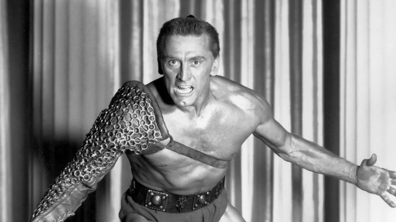 Kirk Douglas, como Espartaco. AEP