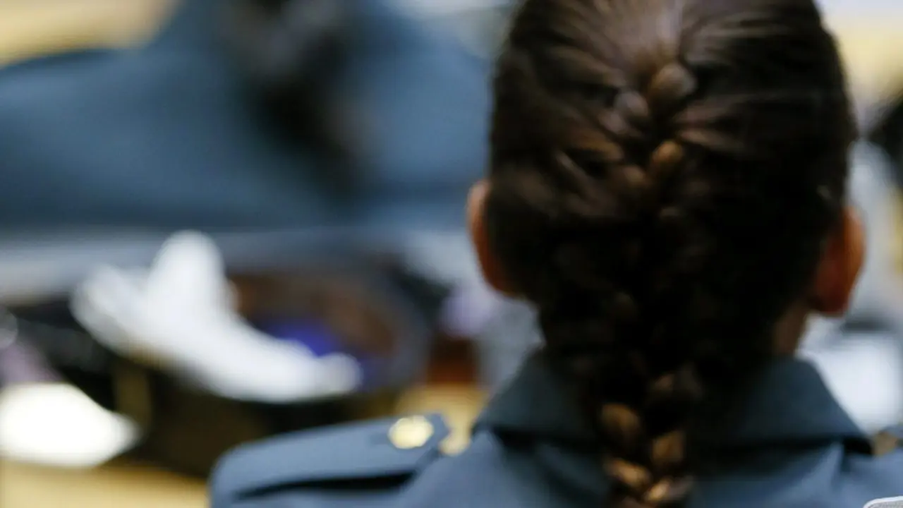 Una agente de la Guardia Civil.AEP