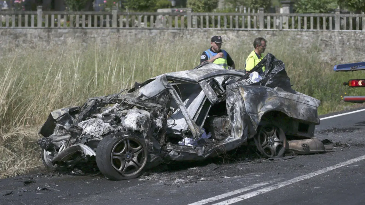 Un accidente registrado en Lugo. AEP