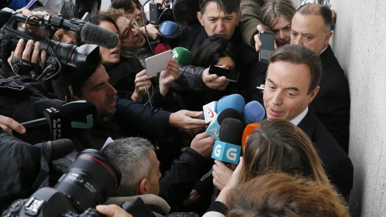 Ricardo Pérez Lama declara ante los medios. LAVANDEIRA JR. (EFE)