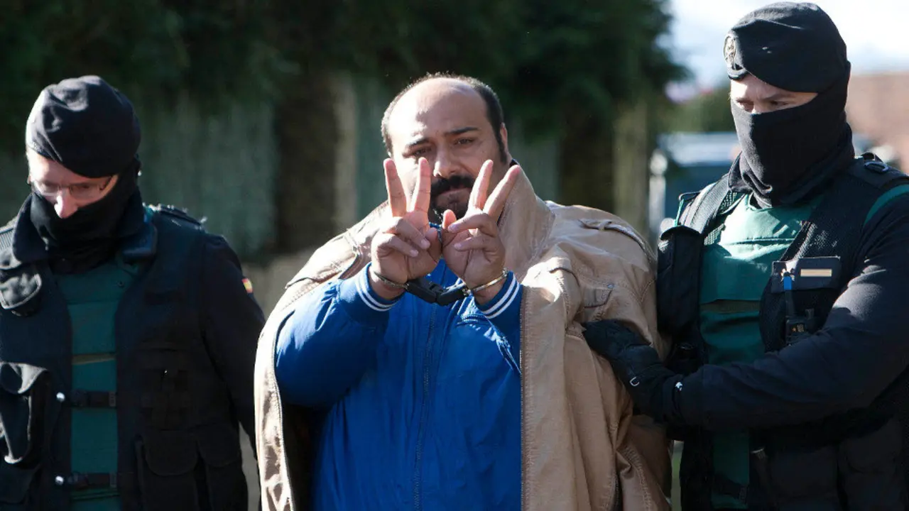 Sinaí Giménez, cuando fue detenido en 2016. AEP