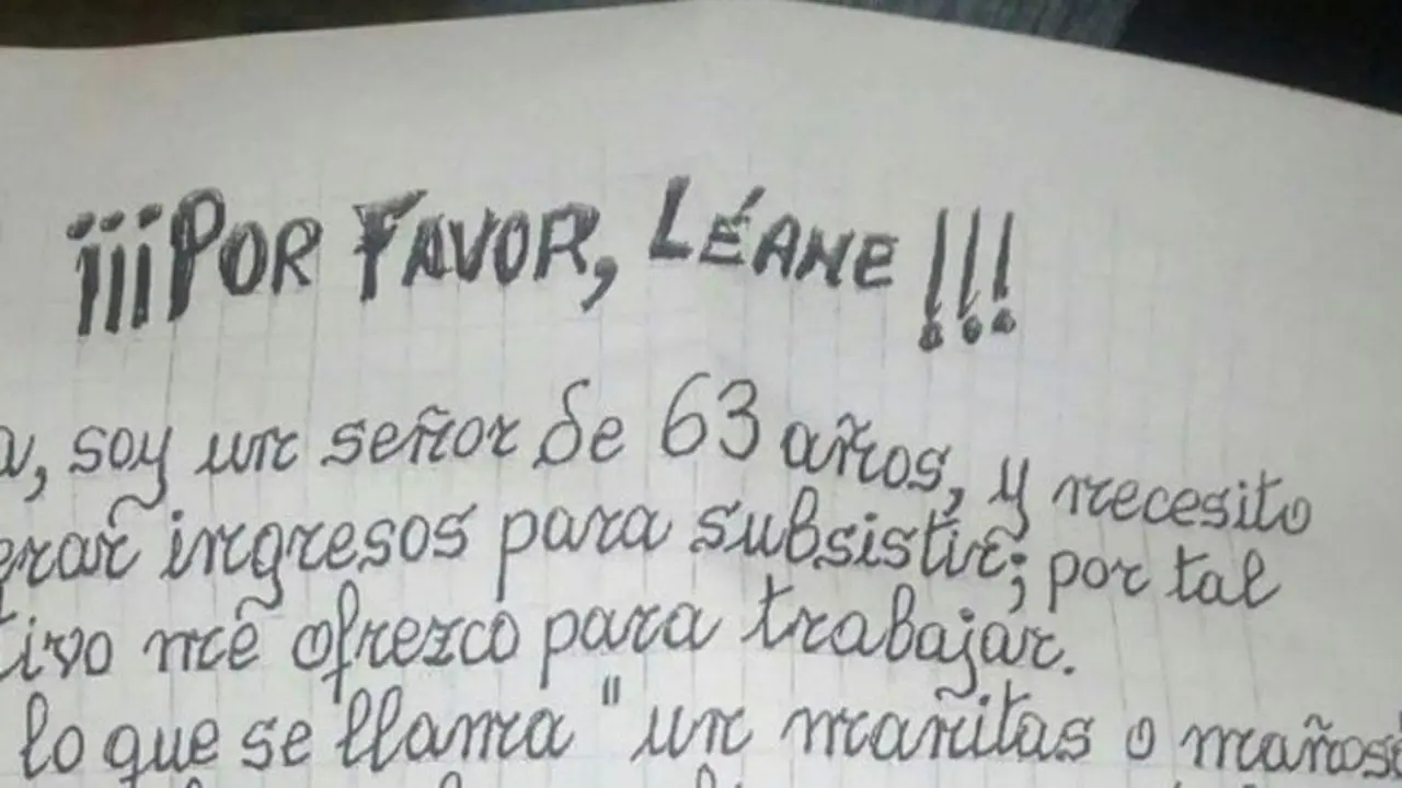 Fragmento de la carta