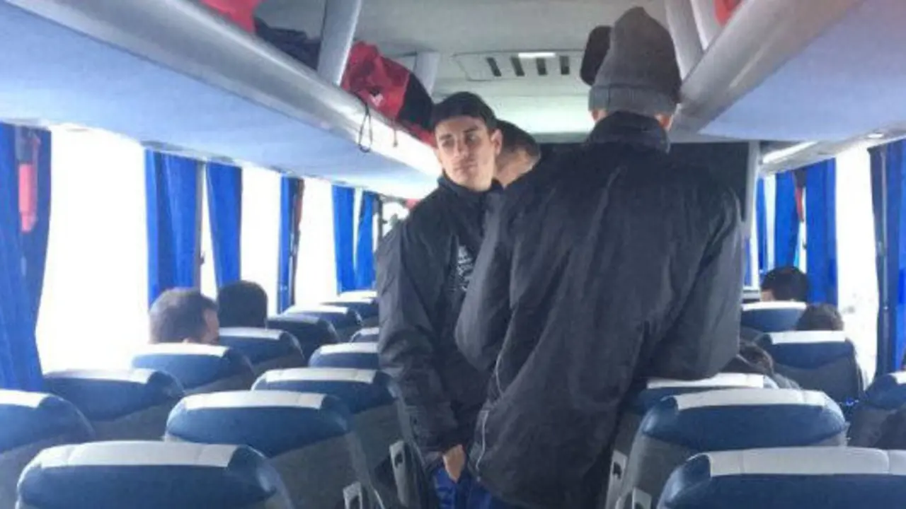 Jugadores del Cerceda atrapados en la AP-6. CCD CERCEDA